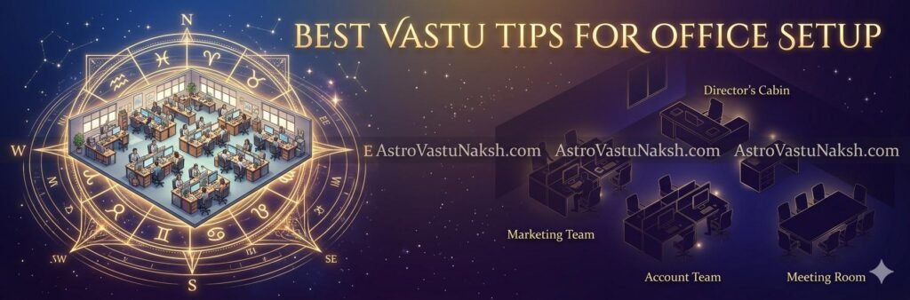 Office setup as per vastu guidelines