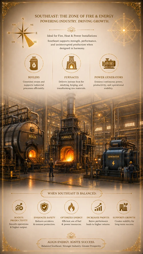 Vastu for boiler in Industries and factories in India