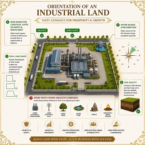 Vastu for industrial land in India
