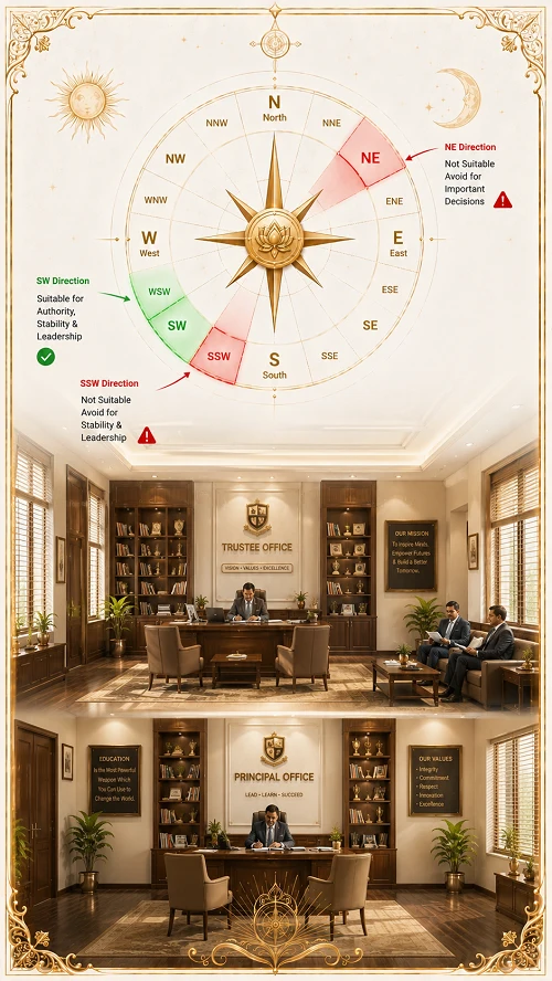 Vastu for principal office of school college university in Kolkata India