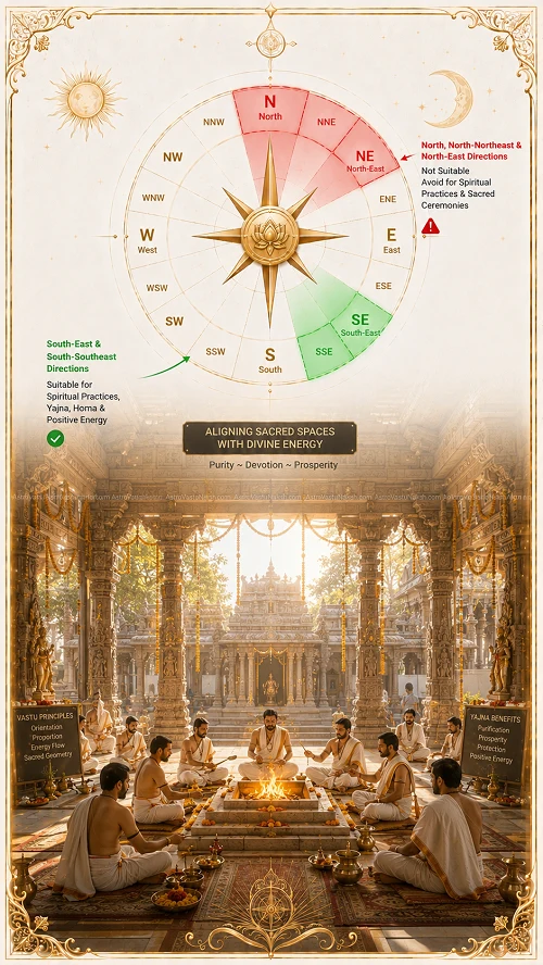 Vastu for yagyashala or hawan kund in temple