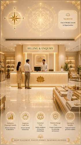 billing in N direction Vastu