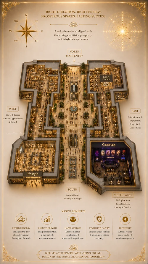 vastu for multiplex location in mall