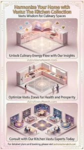 vastu kitchen placement directions